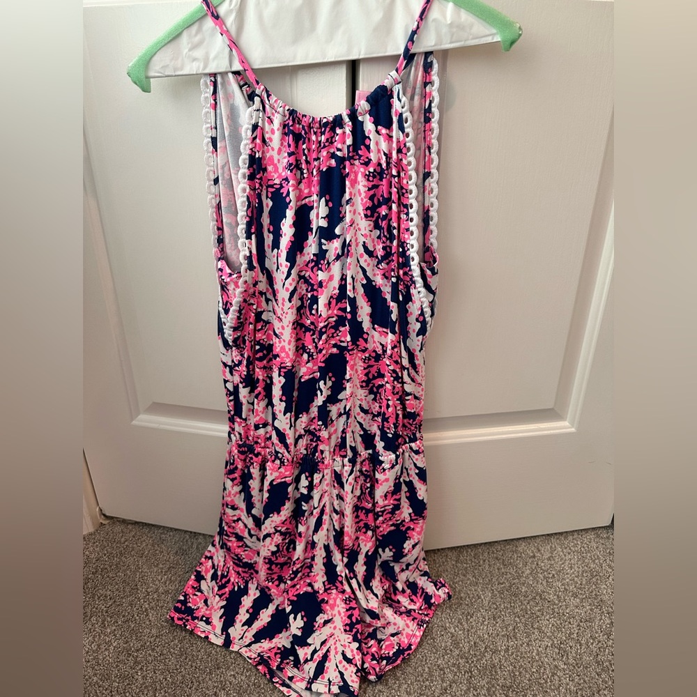 Women’s Pink & Blue Lily Pulitzer Romper